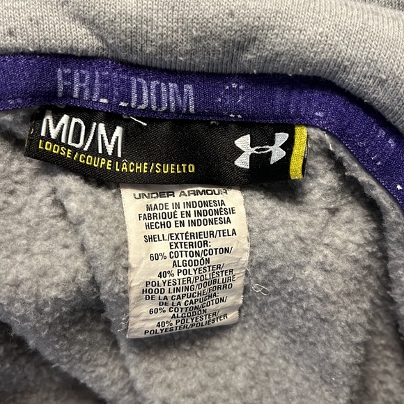 Under Armour Wounded Warrior Project gray hoodie - Picture 4 of 4